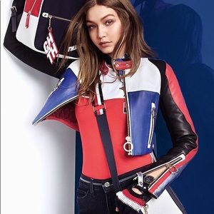 Tommy Hilfiger leather speed jacket Size S